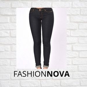 Fashion Nova Dark Blue Jeans